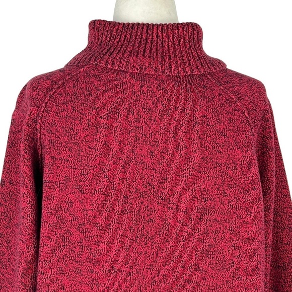 KAREN SCOTT WOMEN'S MARLED COTTON‎ TURTLENECK SWEATER - Picture 6 of 11